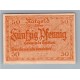 ALEMANIA 1921 BILLETE DE 50 PFENNIG SIN CIRCULAR